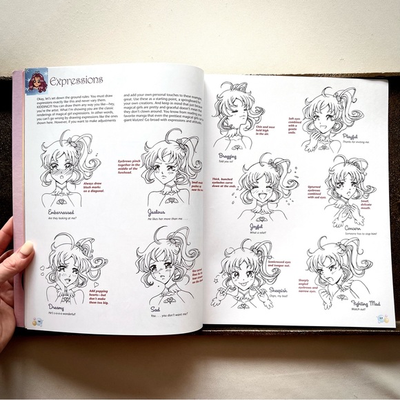 BOOK • “Manga Mania: Magical Girls & Friends” Drawing Book • - Picture 5 of 12